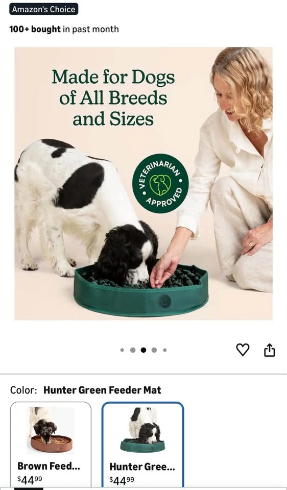 Reggie Stimulating Feeding Mat for Dogs - photo 5