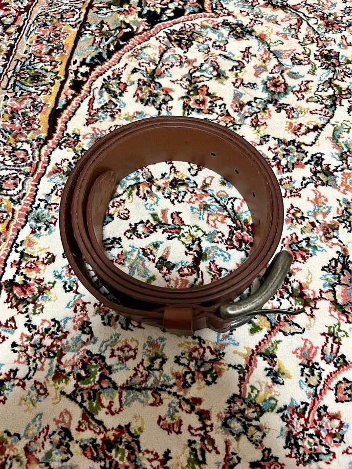 Genuine leather belt