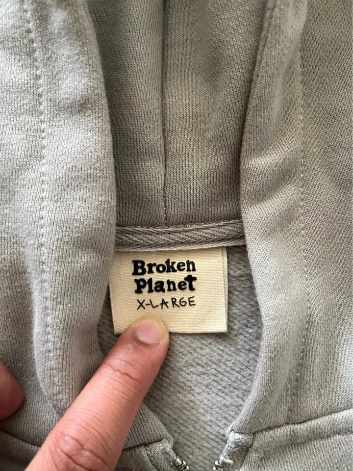 Broken Planet Gray Zipup - photo 2