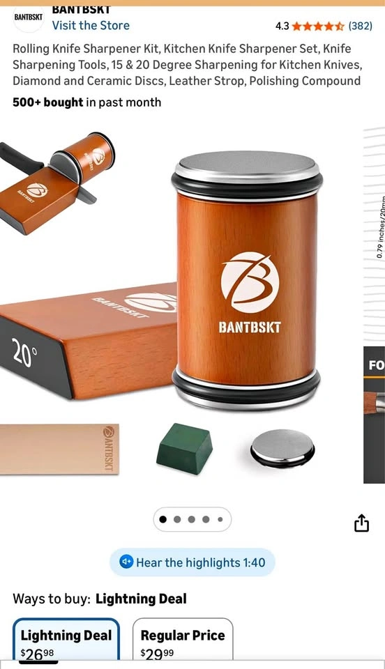 Knife sharpener kit