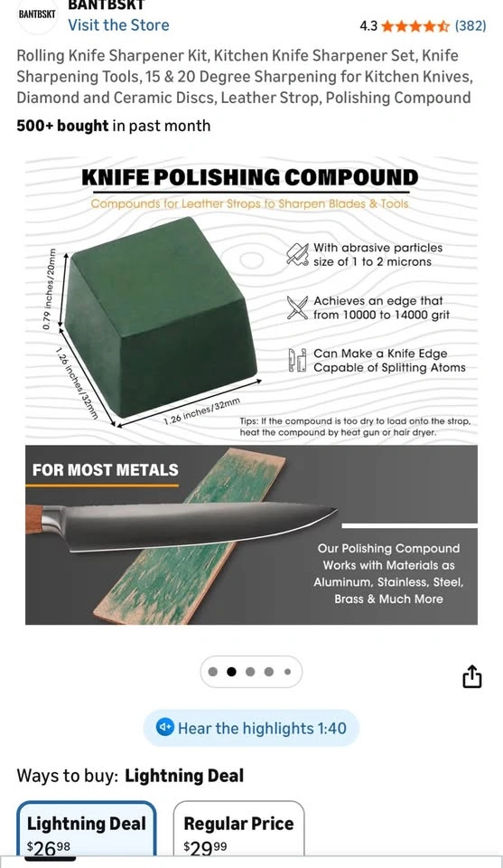 Knife sharpener kit - photo 2