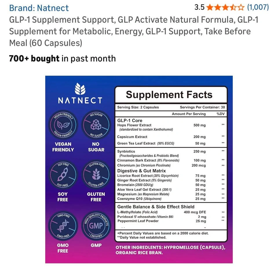 Natnect GLP-1 Supplement - photo 3