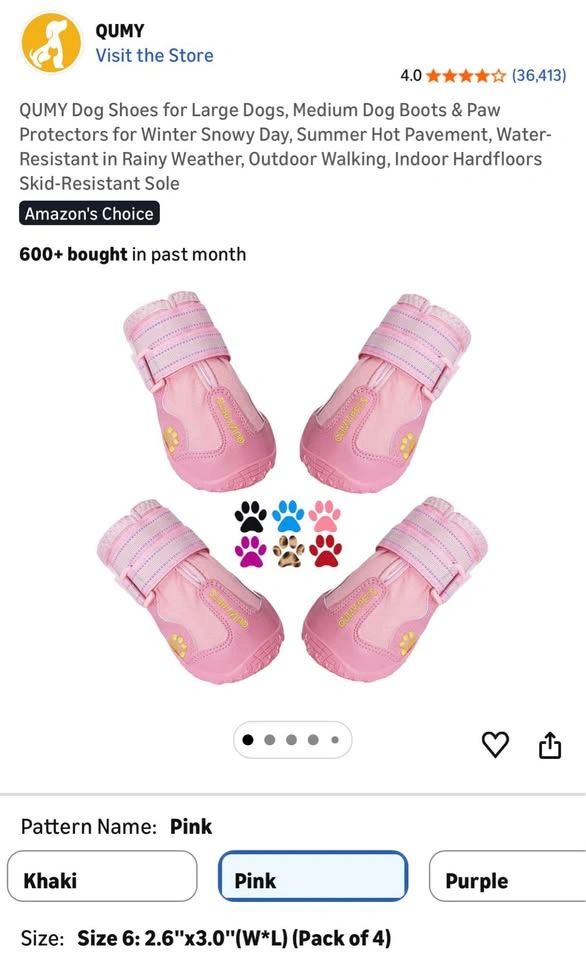 Furbaby boots