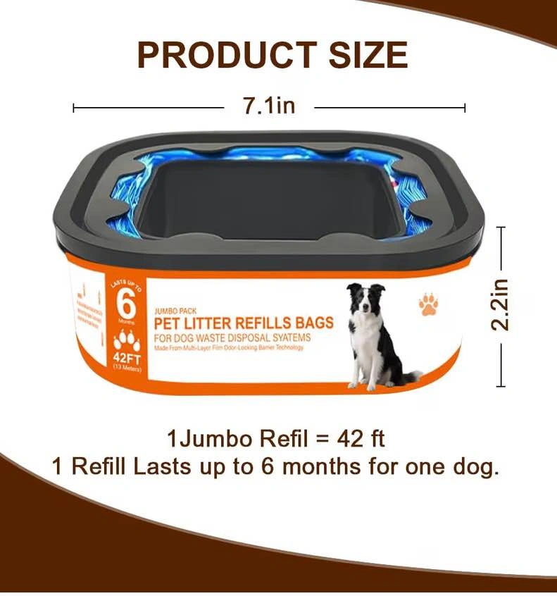 Jumbo Pack Litter Refill Bags – Lasts Up to 6 Months (4.25lb) - photo 2