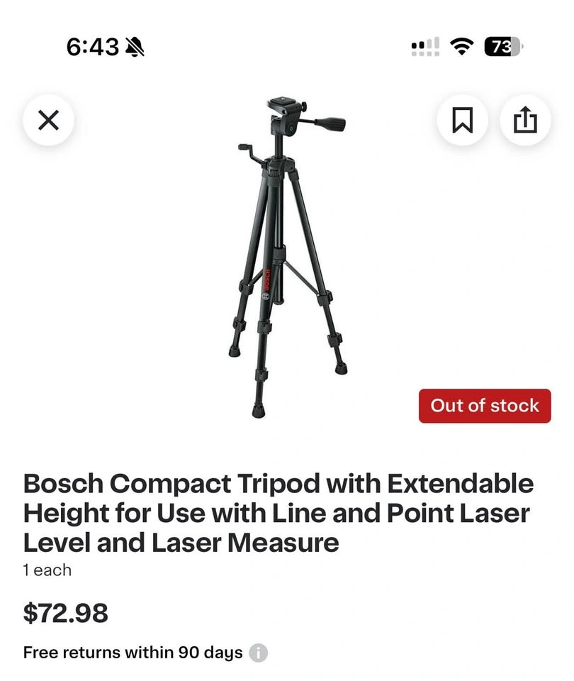 New tripod stand for sale