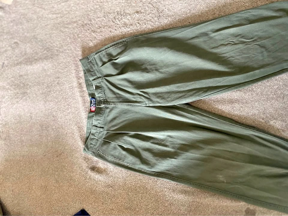 Vintage Mens ‘CHAMPS By Ralph Lauren’ Army Green Pants - Size L