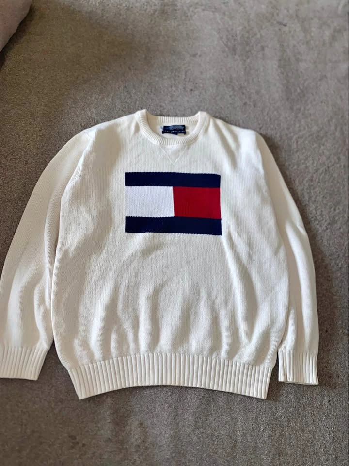 Vintage Mens Crewneck Sweater - Size L