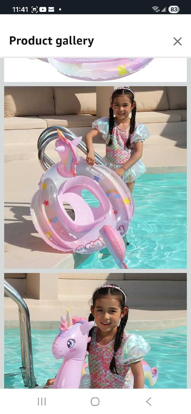 Unicorn Inflatable Baby Pool Float - photo 2