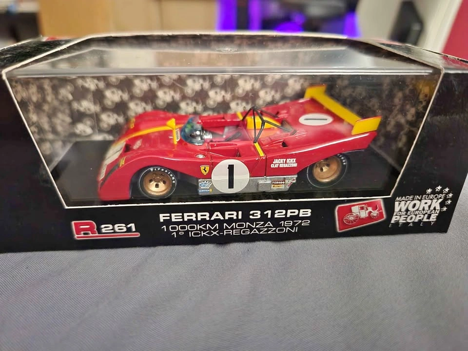 Brumm R261 Ferrari 312PB 1000km Monza 1972 Ickx Regazzoni 1:43