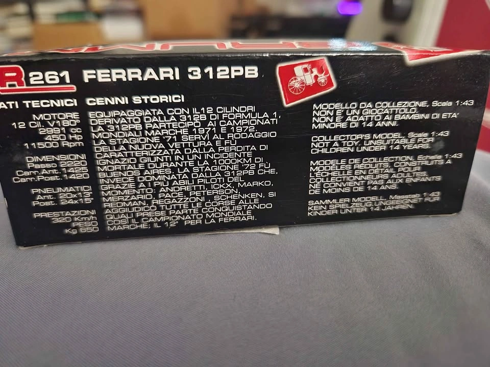 Brumm R261 Ferrari 312PB 1000km Monza 1972 Ickx Regazzoni 1:43 - photo 3