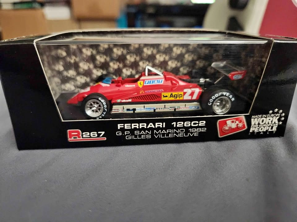 Brumm R267 Ferrari 126 C2 GP San Marino 1982 Gilles Villeneuve 1