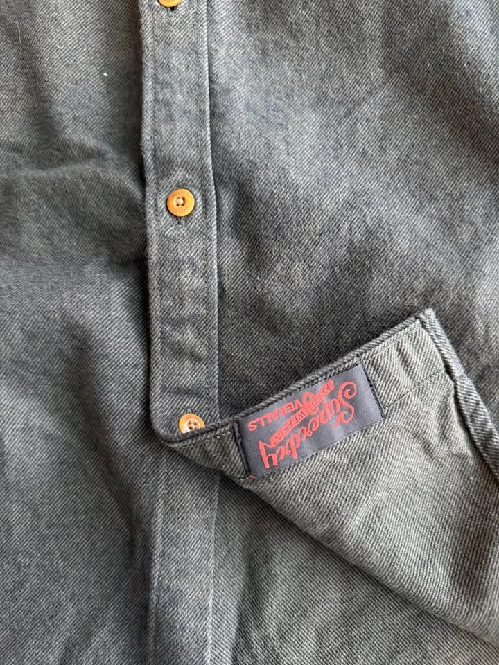 Superdry Men’s Heavyweight Workshirt / Overshirt - Size Large - photo 4