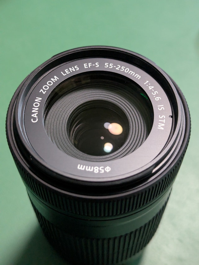 Canon EF-S 55–250mm f/4–5.6 IS STM with filter and hood - photo 4