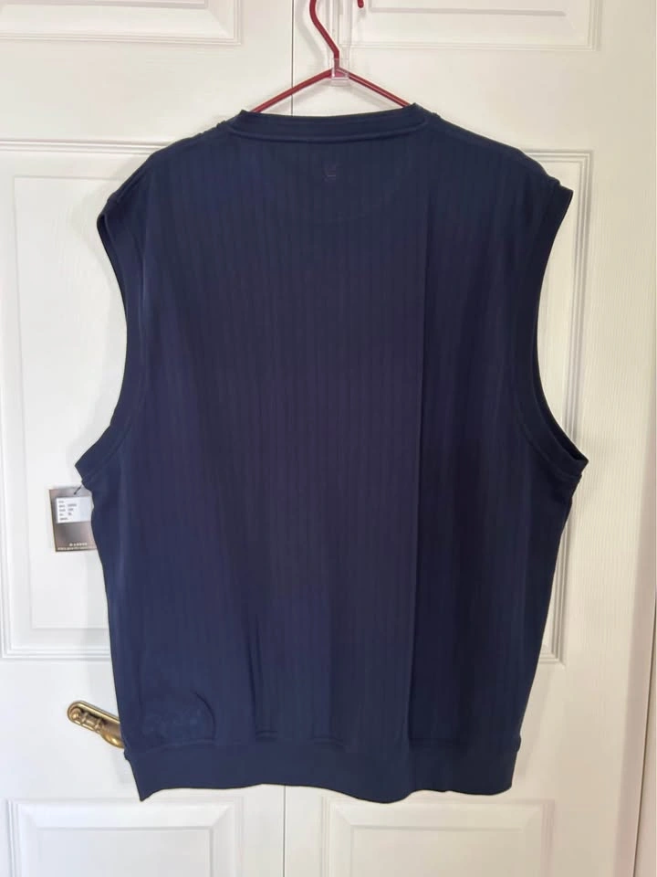 Brand New Men’s Navy Blue Ribbed Vest XL-XXL P/U Markham - photo 2