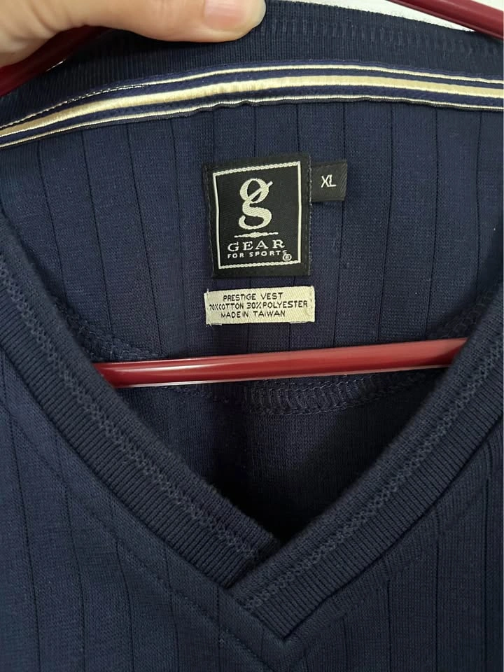 Brand New Men’s Navy Blue Ribbed Vest XL-XXL P/U Markham - photo 3