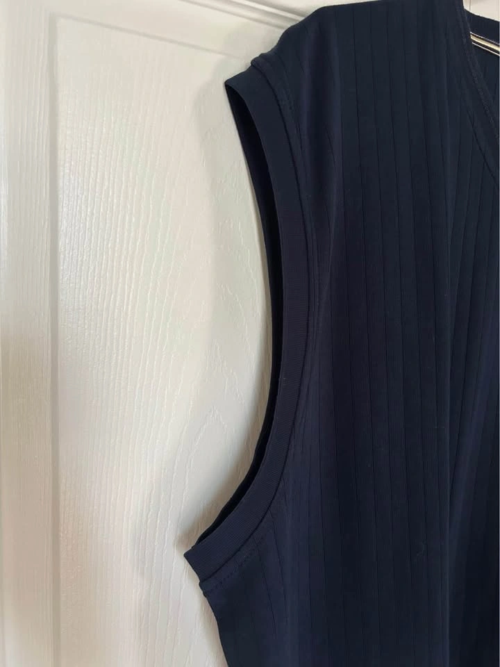Brand New Men’s Navy Blue Ribbed Vest XL-XXL P/U Markham - photo 4