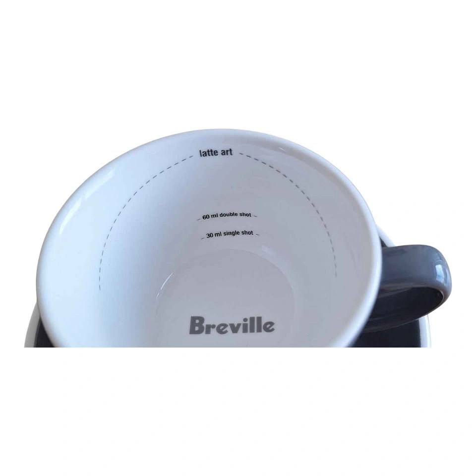 Breville Latte Art Mug Set – 2 Mugs + 2 Saucers - photo 4