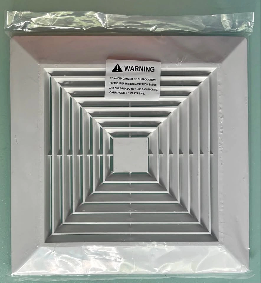 Brand New Square Exhaust Vent Cover 12x12 Inch