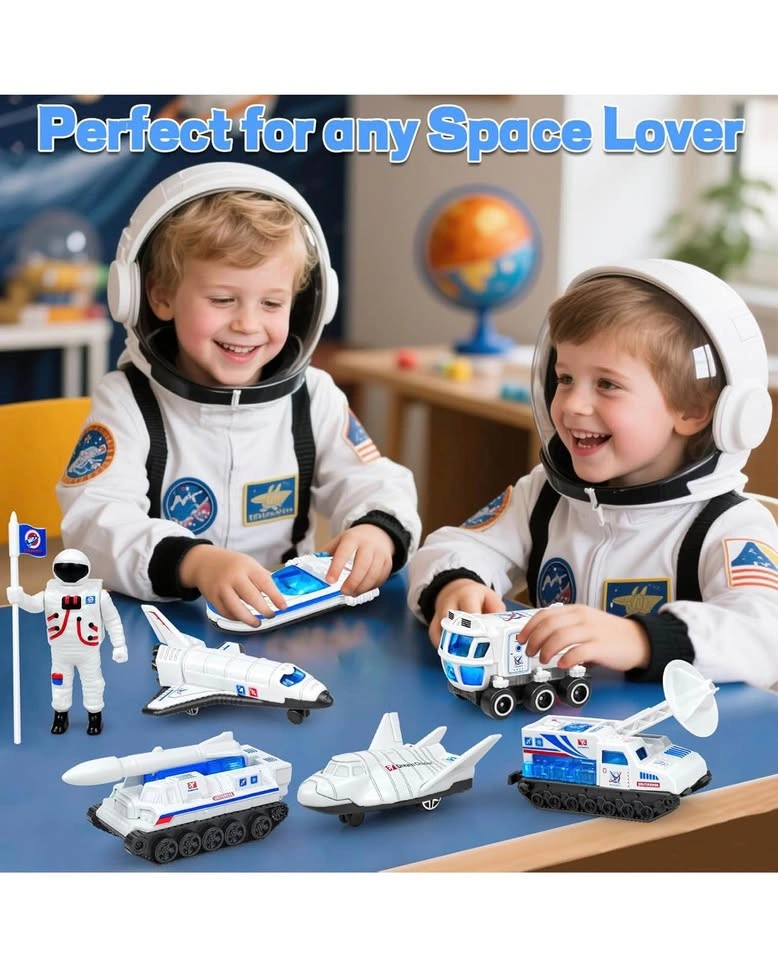 7-Piece Space Exploration Toy Set – Brand New - photo 3