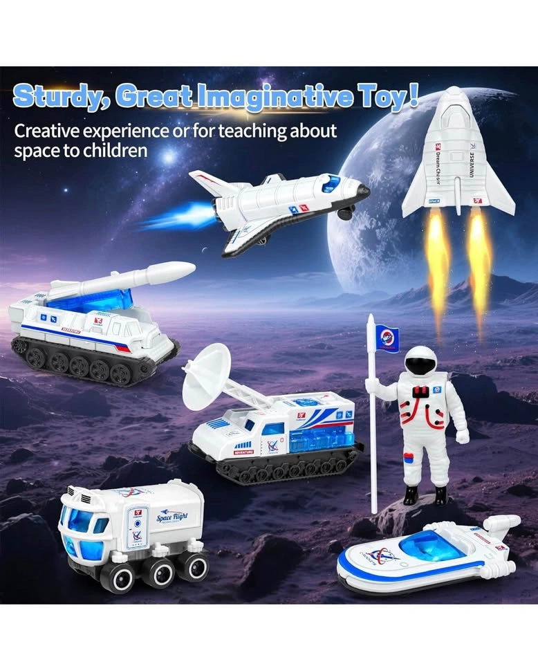 7-Piece Space Exploration Toy Set – Brand New - photo 4