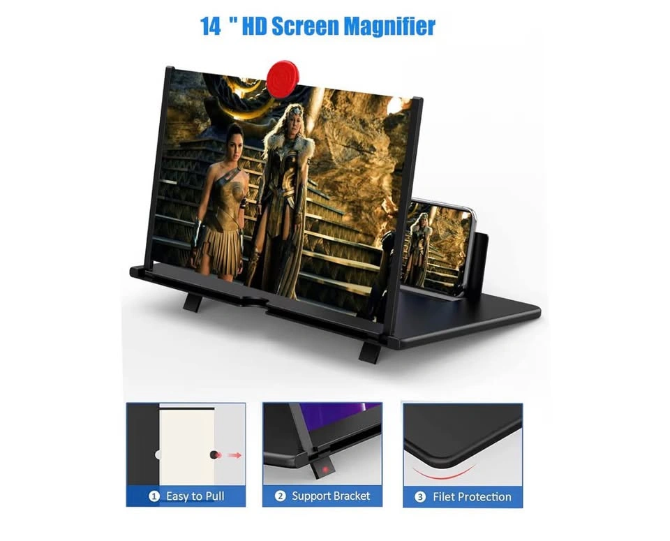 BRAND NEW 14” HD Phone Screen Magnifier – Foldable - photo 3
