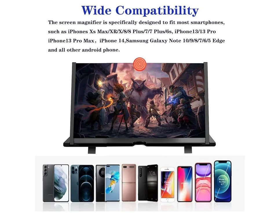 BRAND NEW 14” HD Phone Screen Magnifier – Foldable - photo 4
