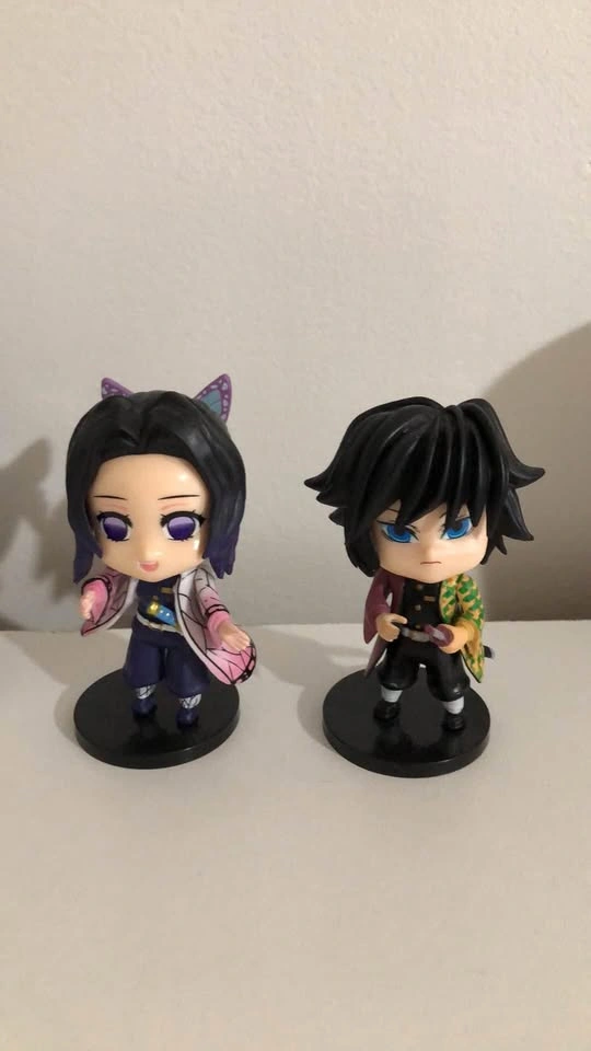 Giyuu Tomioka and Shinobu Kocho Mini Figurines Demon Slayer