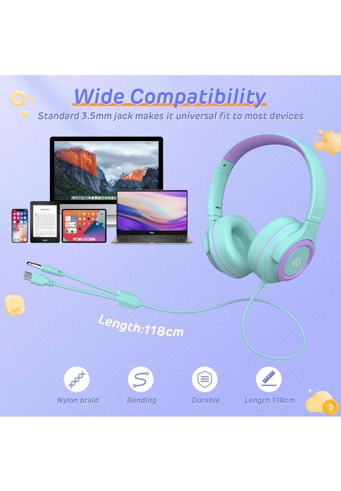 INFURTURE Kids Wired Headphones - photo 4