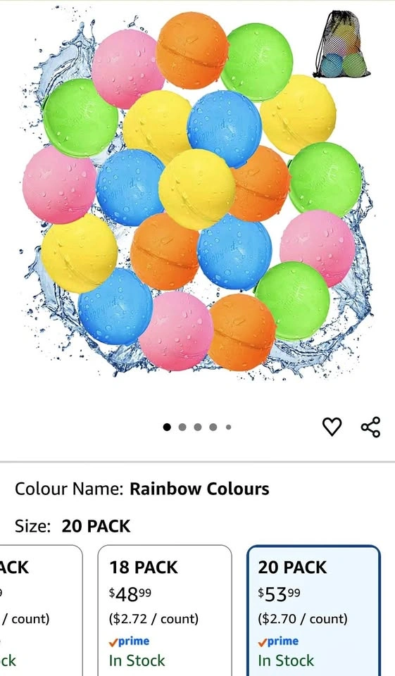 Soppydid Reusable Water Balloons 20 Pack