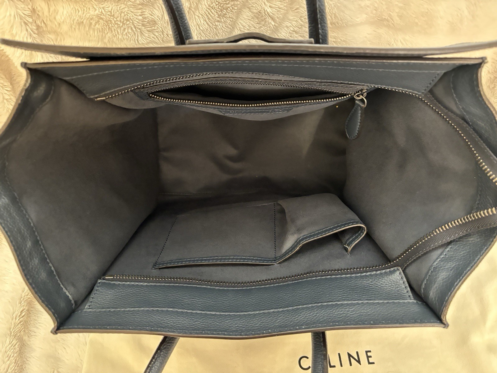 Auth CELINE Luggage Tote - photo 3