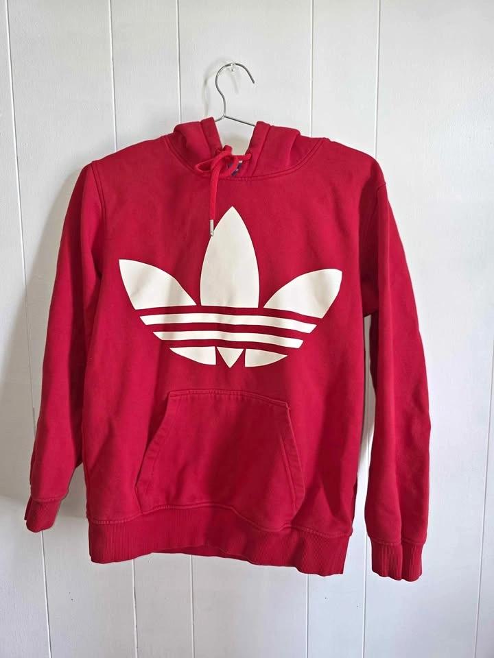 Red Adidas hoodie