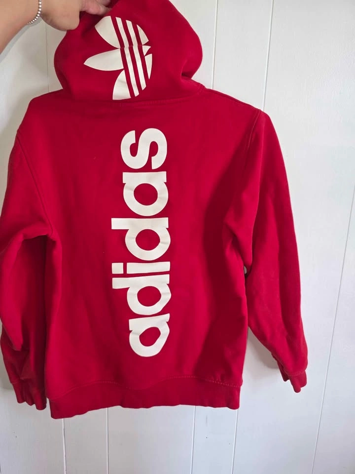 Red Adidas hoodie - photo 2