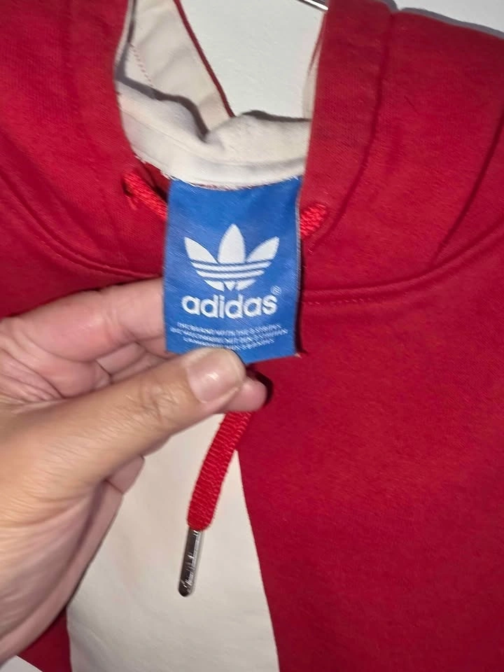 Red Adidas hoodie - photo 3