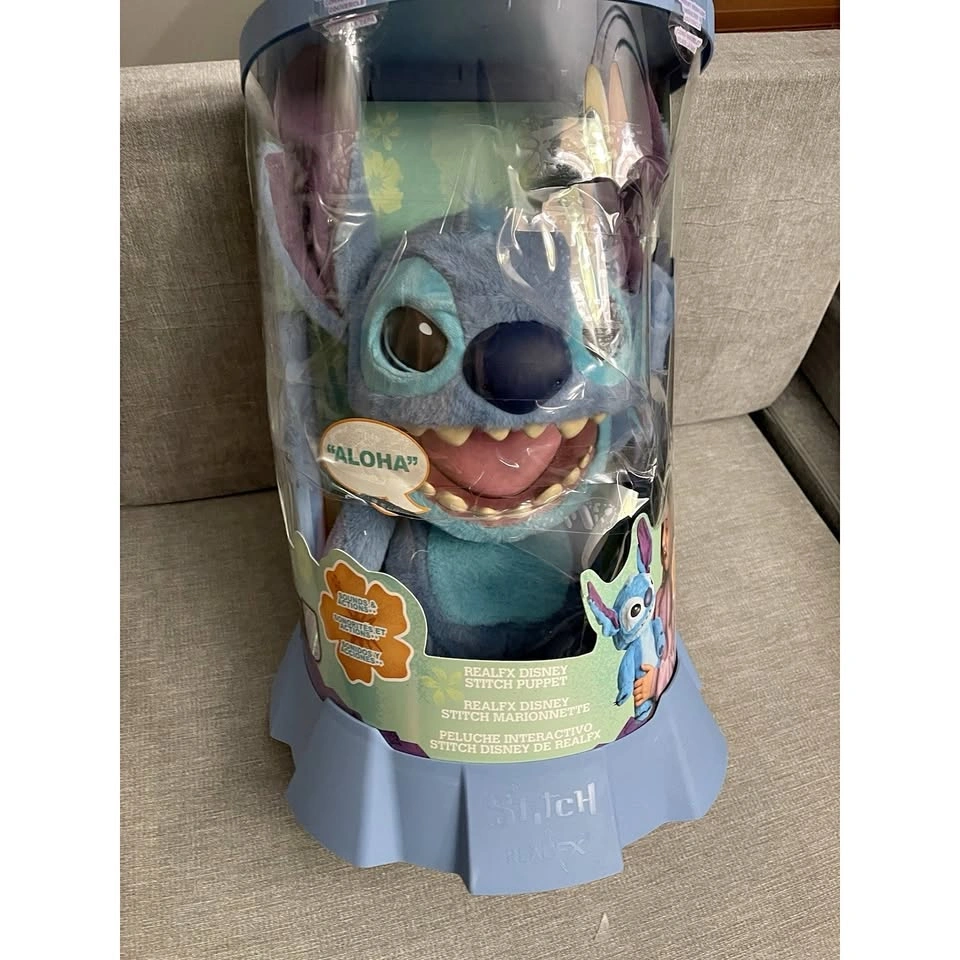 RealFX Disney STITCH Interactive Toy 100 Actions Sounds Animatro