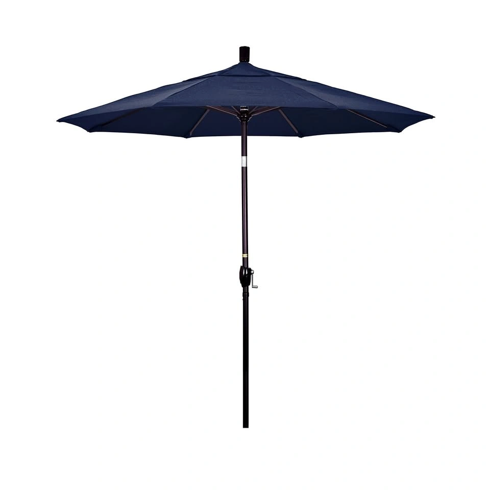 California Umbrella 7.5' Round Aluminum Umbrella, Crank Lift