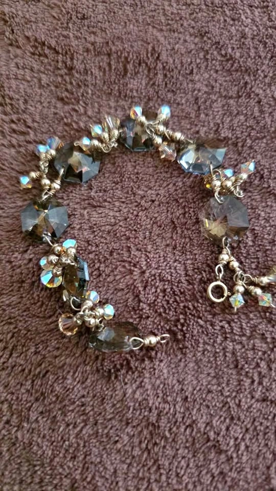 VINTAGE genuine Swarovski crystal bracelet