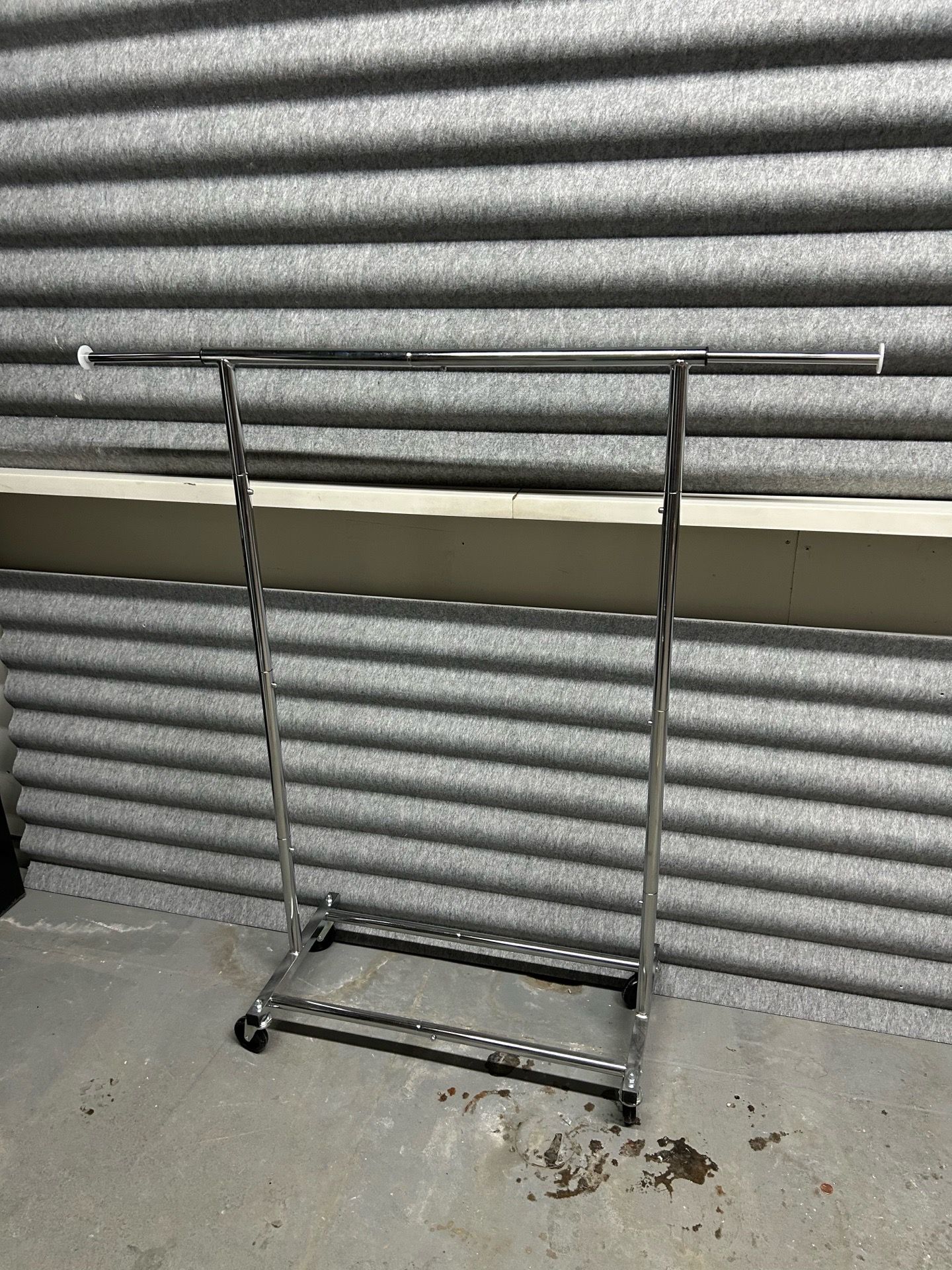 Small Clothes Rack with Wheels