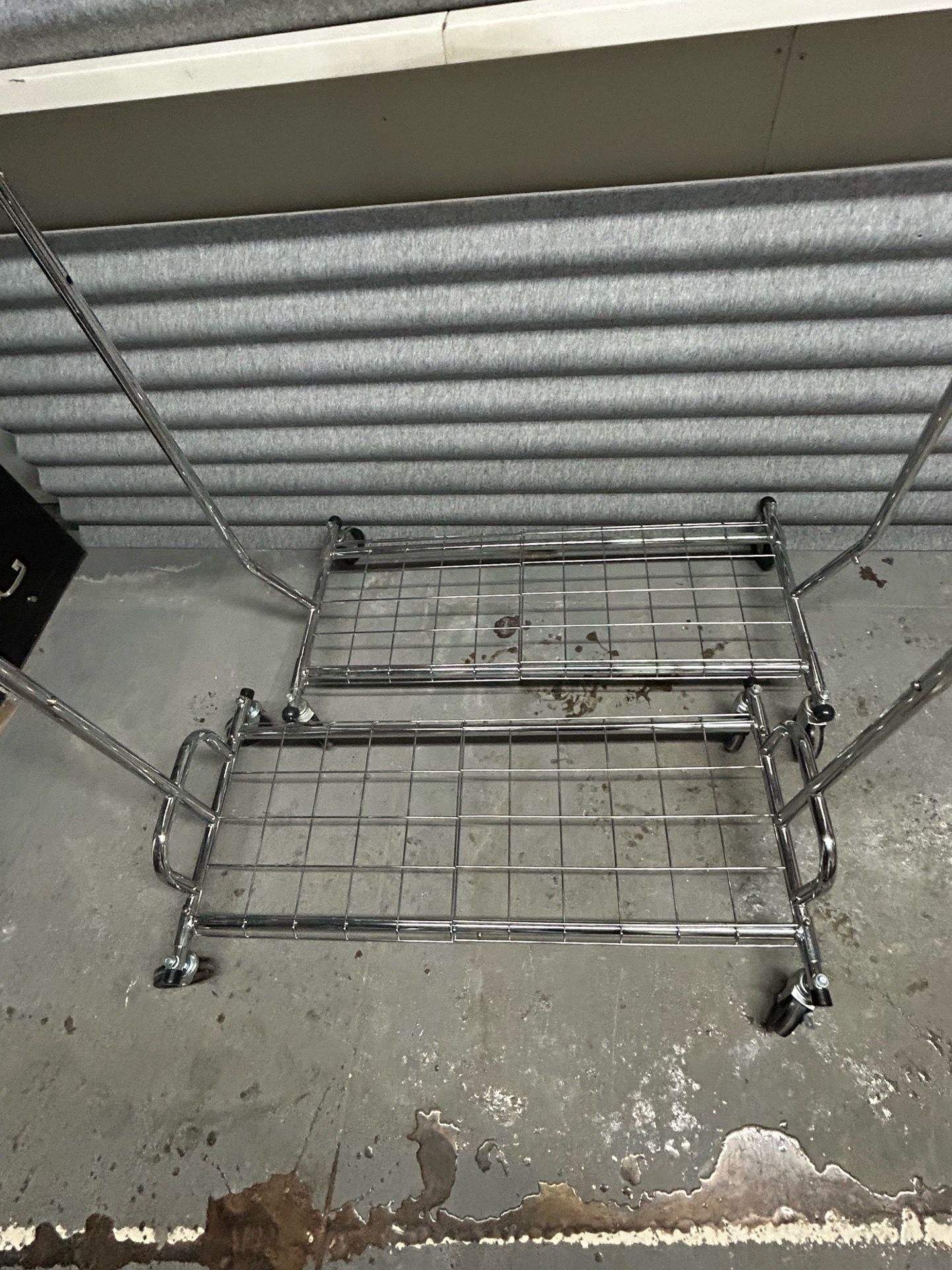 Clothes Rack with Wheels, Heavy Duty Clothing Garment Rack - photo 4