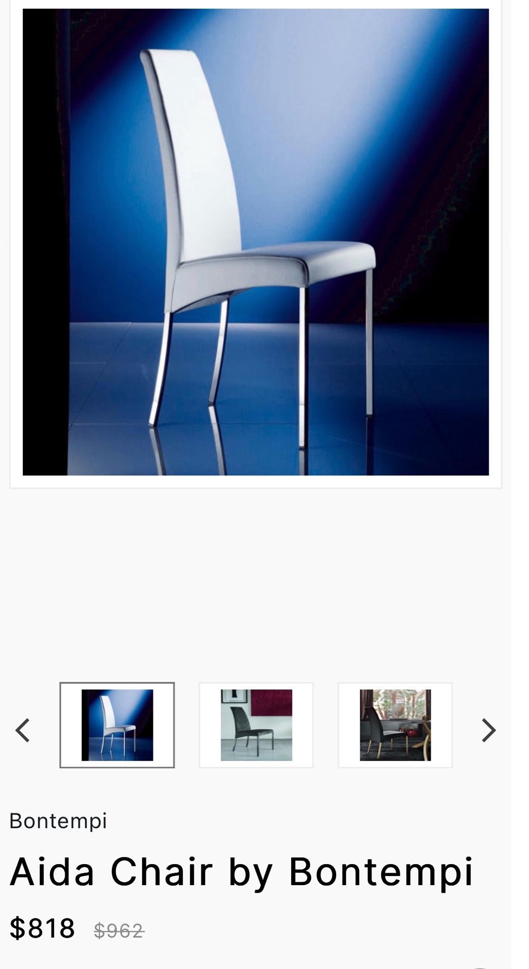 Aida Chair by Bontempi - photo 4