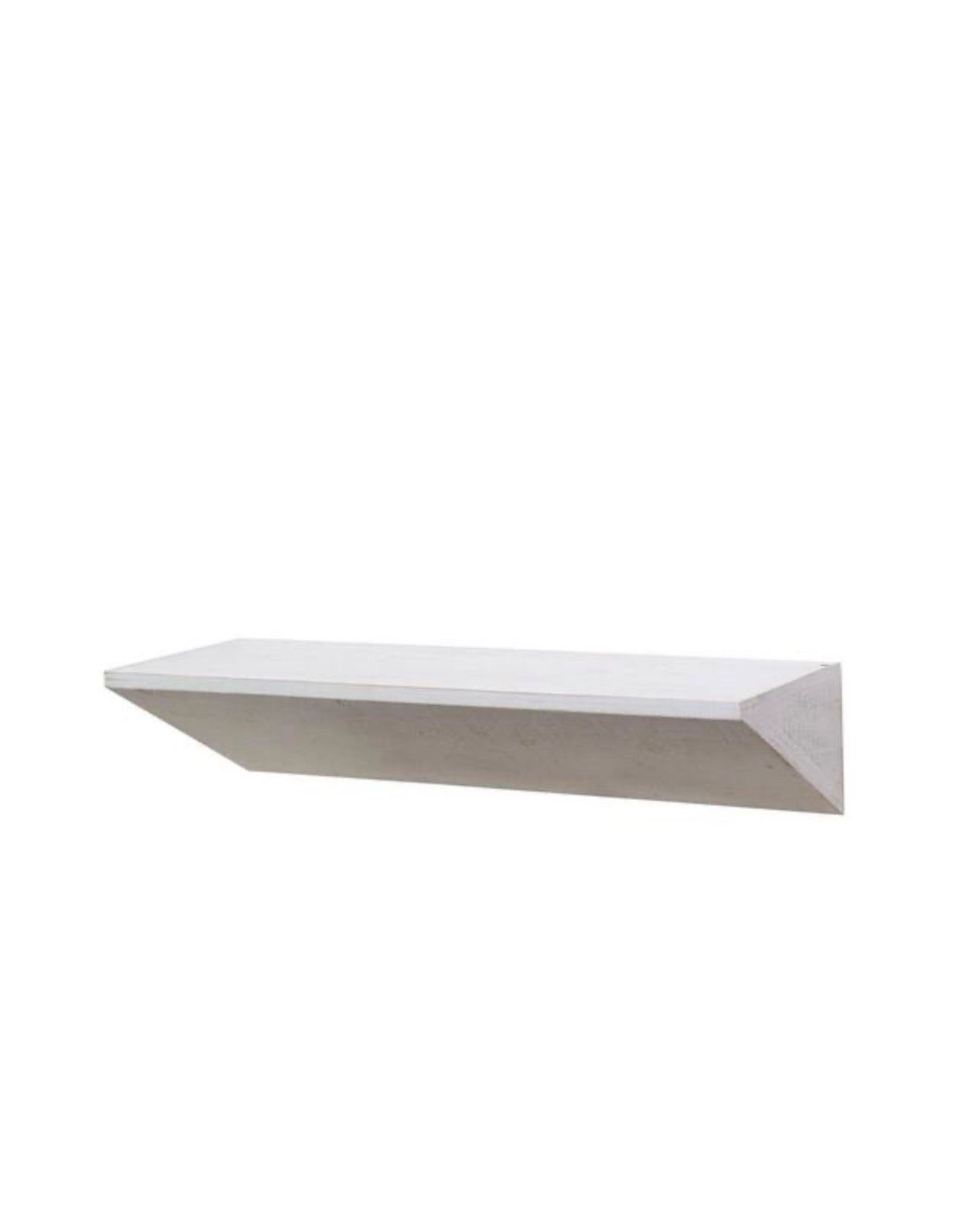 American Art Decor Small Rustic Wedge Wood Floating Shelf in Manhattan, NY