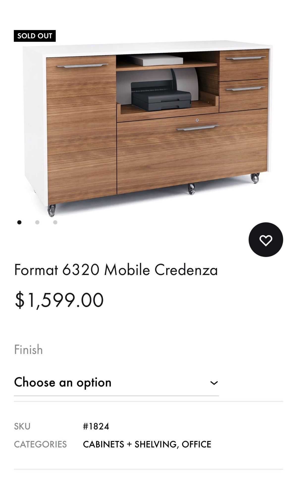 Format 6320 Mobile Credenza