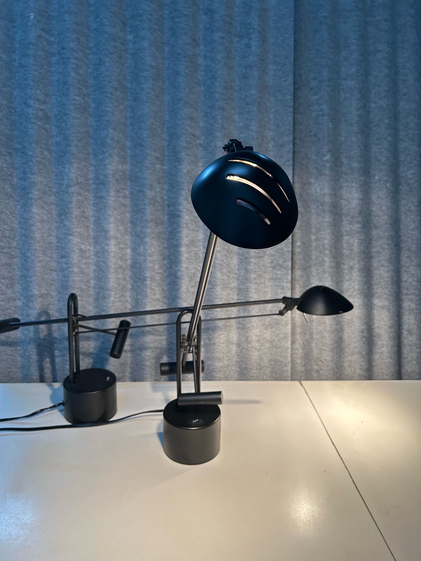 Italian Vintage Black Steel Desk Lamp by Stilplast, 1980's - photo 3