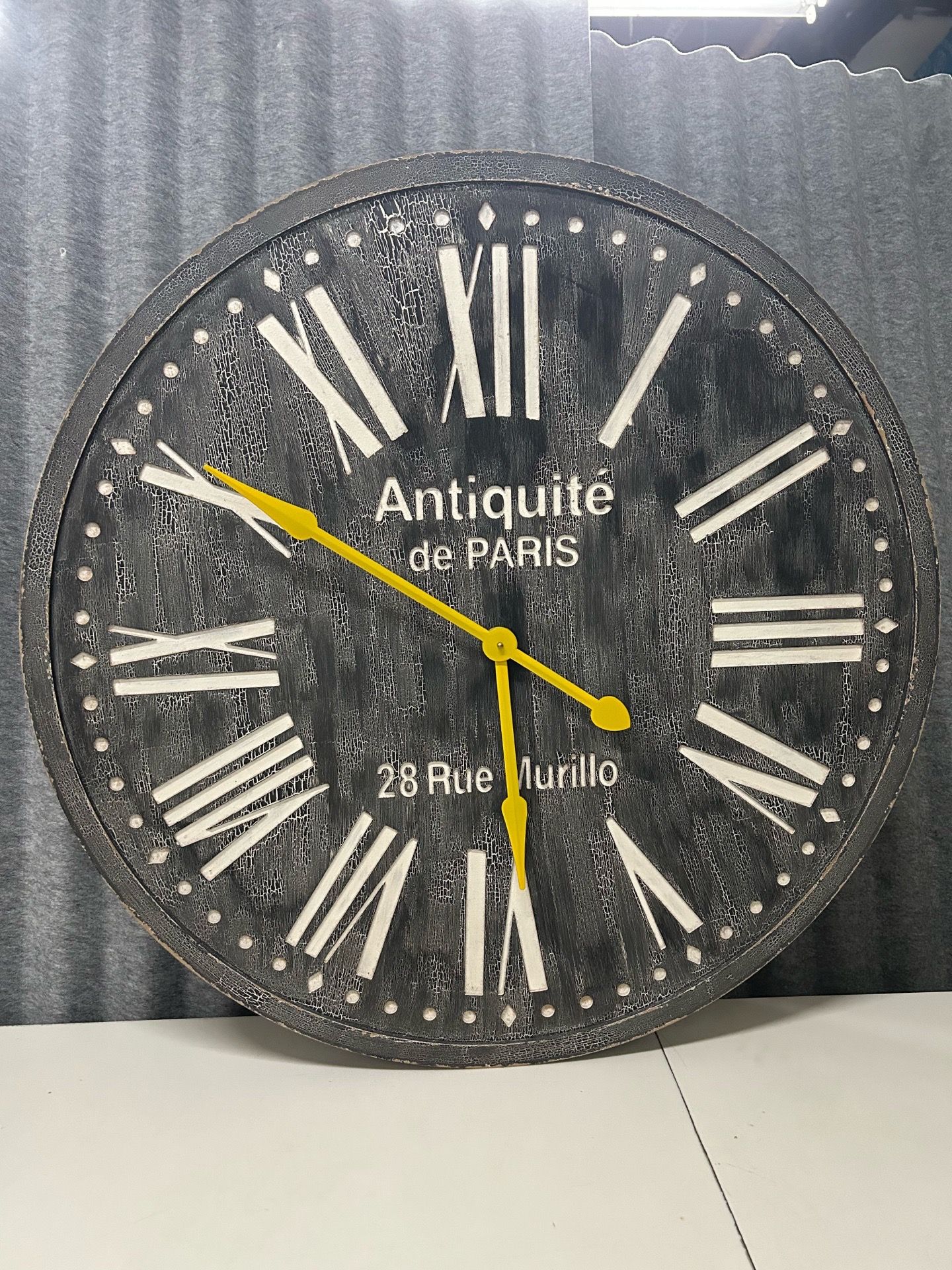 Mercana Razolla Black Wood Clock