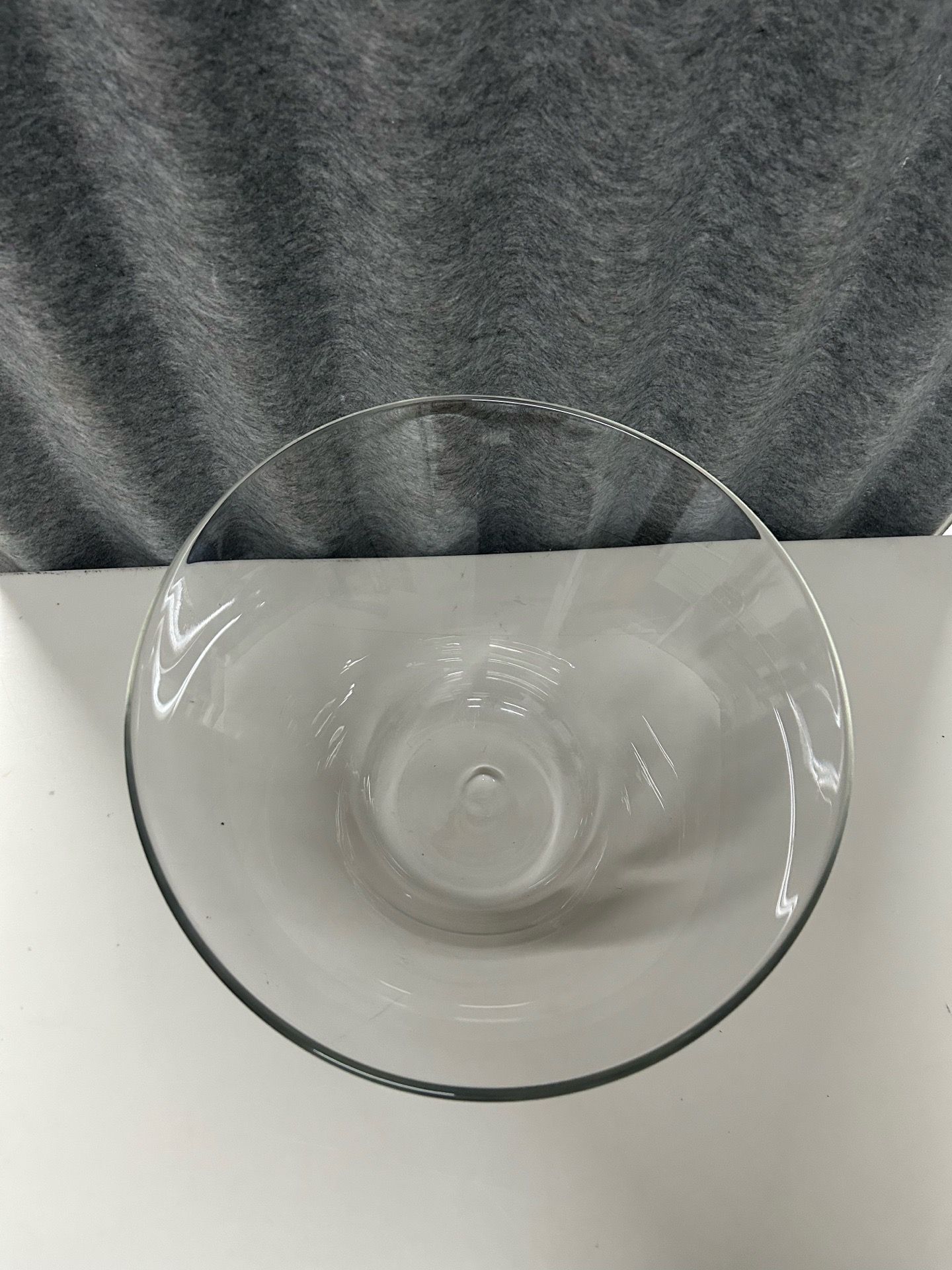 Large glass tempered bowl