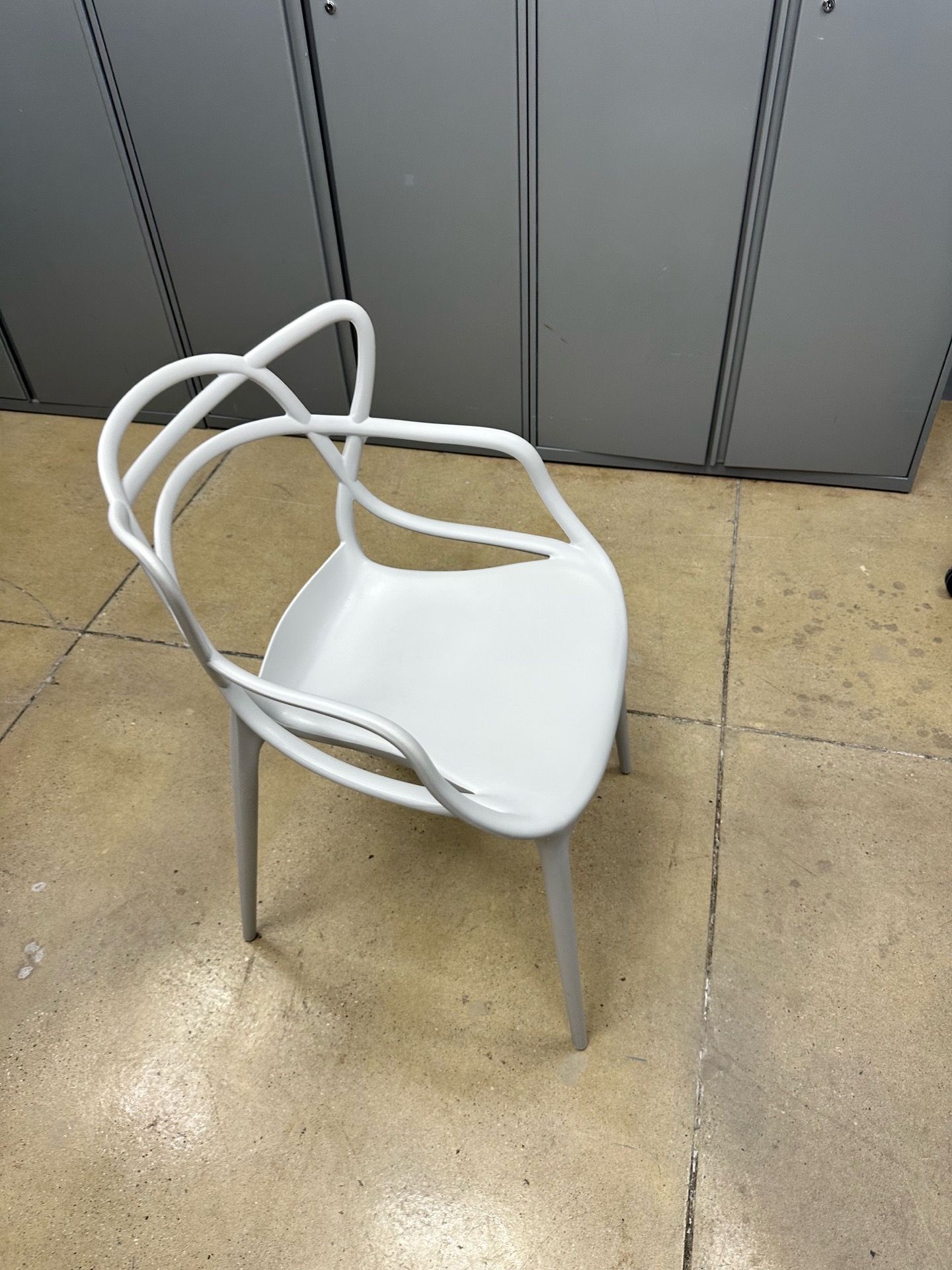 CB2 Chairs Acrylic & Chrome Bar Stools Set of 4 - photo 3