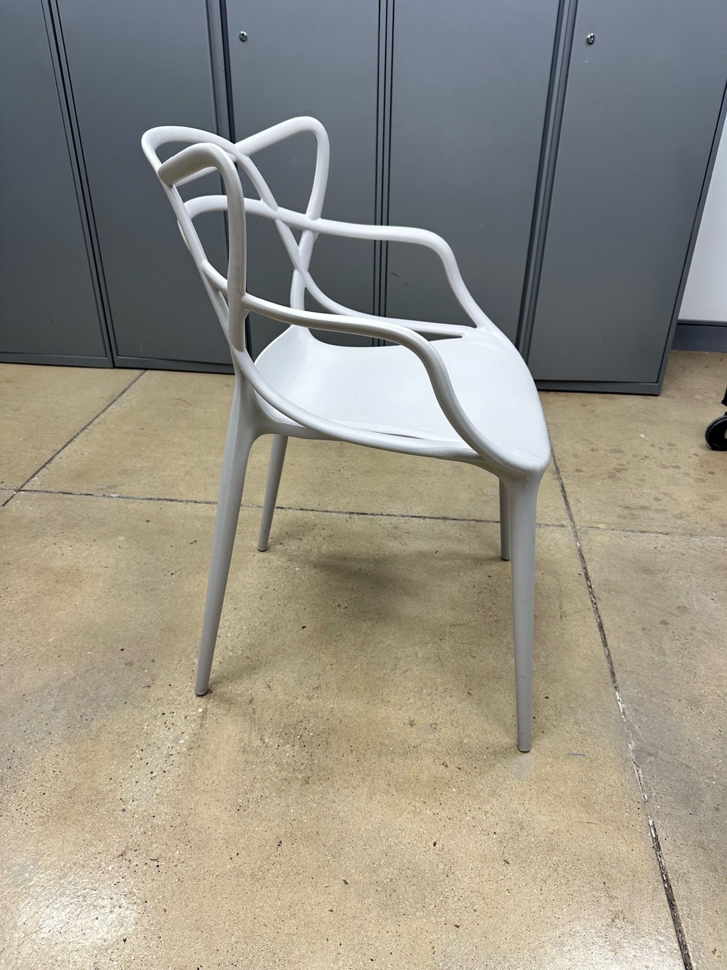CB2 Chairs Acrylic & Chrome Bar Stools Set of 4 - photo 5