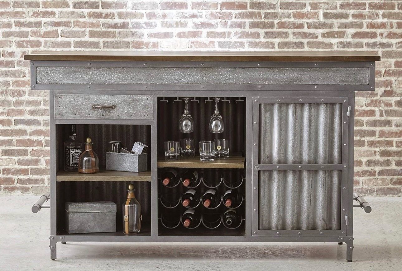 Pulaski Wood and Metal Bar
