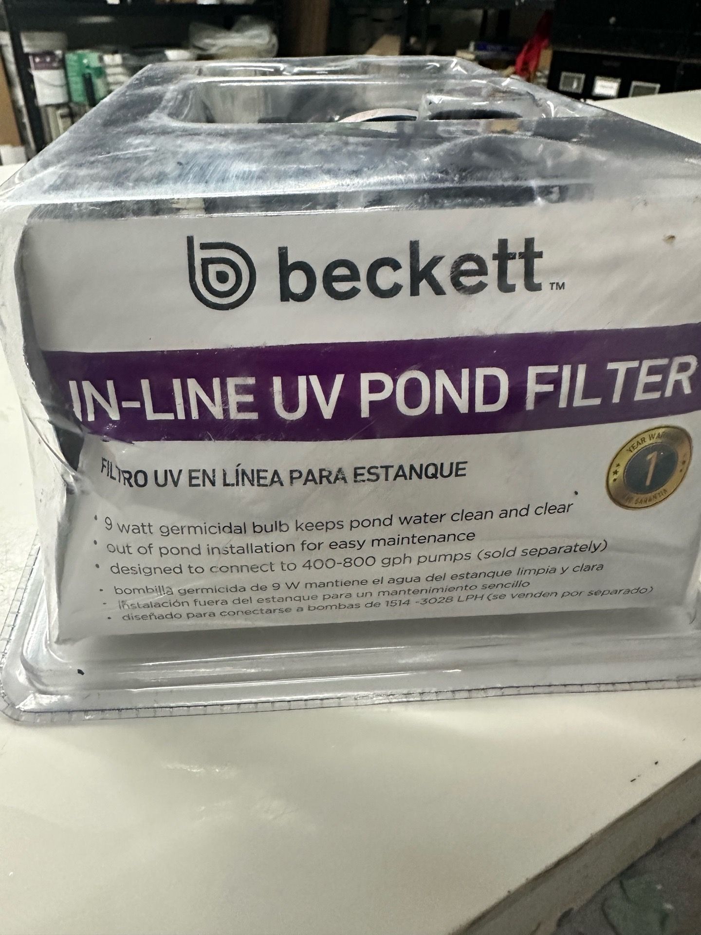 BECKETT IN-LINE UV POND FILTER - 650 GALLON PONDS - photo 5