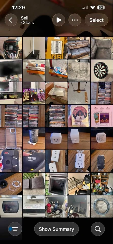Moving sale
