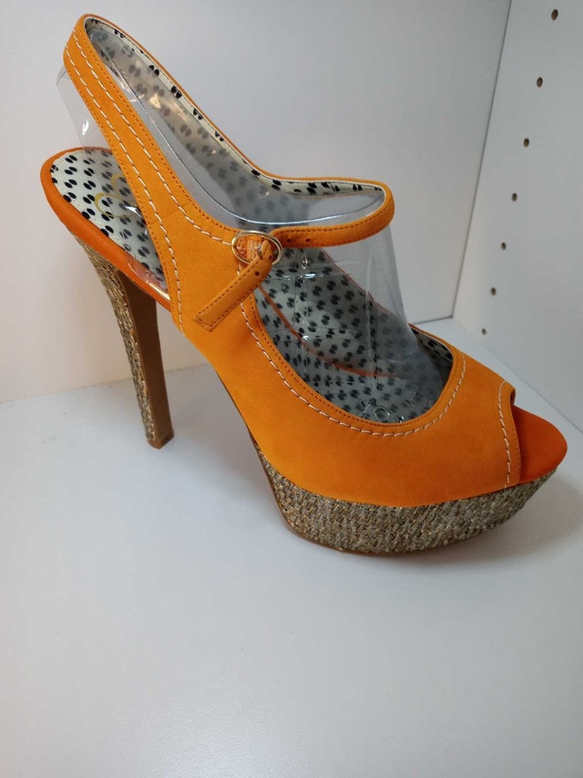 Jessica Simpson JS-Eddy Tangerine Inca Nubuck